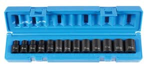 Grey Pneumatic 3/8" Drive 13 Piece Deep Metric Set - 12 Point