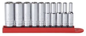 10 Piece 1/4" Drive SAE Mid