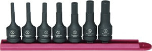 7 Pc 3/8" Dr SAE Hex Impact