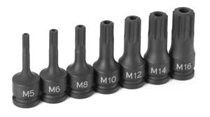 3/8" Drive 7 Piece Tamper