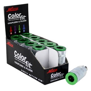 1/4" NPTM Coupler ColorFit - 1