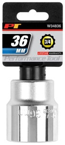 3/4" Dr 36mm 12pt Socket