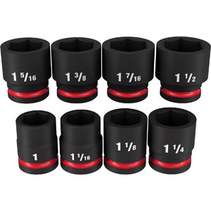 8 Piece Shallow 3/4" Drive SAE