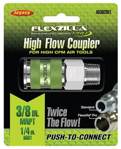 High Flow Coupler 1/4" Body - 3