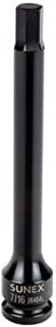 7/16" 1/2" Dr. 6" Hex Impact