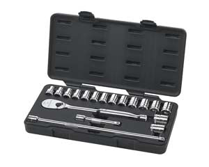 18 pc. 1/2 Drive Metric