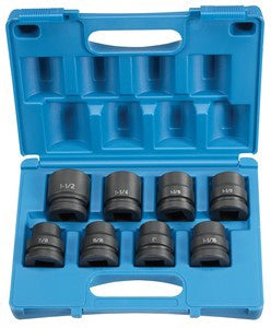 1" Drive 8 Piece Standard Set