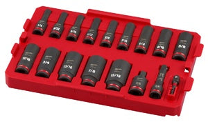 3/8" Drive 17 Piece SAE Deep