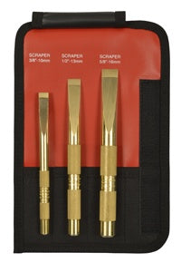 3 Piece Brass Scraper Set