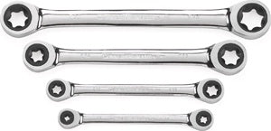 4 Piece Torx Ratcheting Wrench