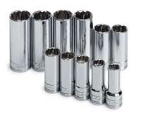 11 Piece 12 Point Deep Socket - 1