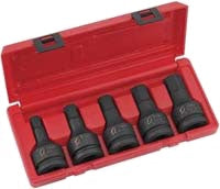 Sunex 3/4" Drive 5 Piece SAE Hex