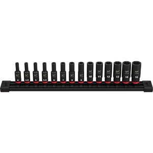 14 Piece Deep 1/4" Drive