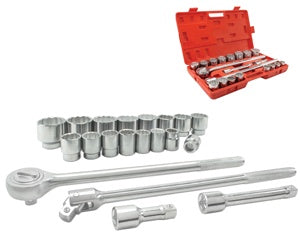 16 Piece Metric 3/4" Drive