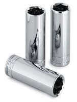 SK Tools 1/4" Drive 7MM 6 Point Deep Chrome Socket