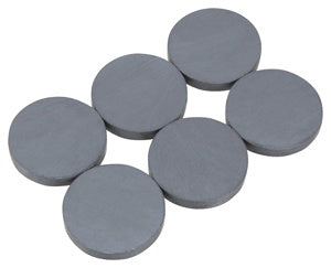 6 Piece 1" Ceramic Disc