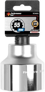 3/4" Dr 55mm 12pt Socket