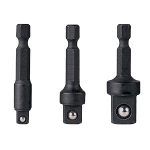 3 Pc 1/4" Hex to Square