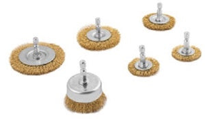 6 Piece Crimped Wire Brush