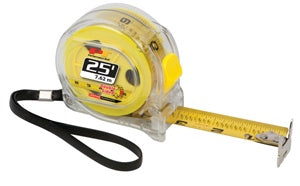 25" Clear Tape Measure