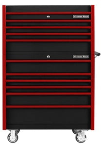 41" Black/Red Trim Top Chest