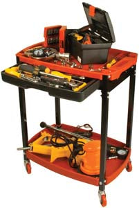 Compact Mechanic"s Shop Cart