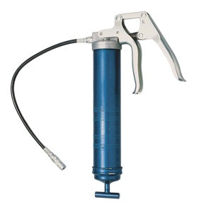 Lincoln Industrial Heavy-Duty Pistol Grip Manual Grease Gun with 18" Whip Hose and Coupler