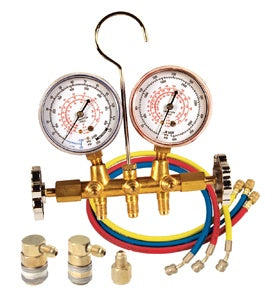 Dual Brass Manifold Set With