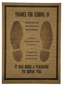 500 Count Box of Floor Mats