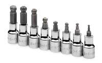 8 Piece MM Ball Hex Bit Socket