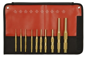 10 Piece Brass Pin Punch