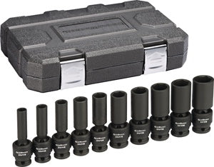 10 Pc. 1/2" Drive 6 Point SAE