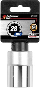 3/4" Dr 28mm 12pt Socket