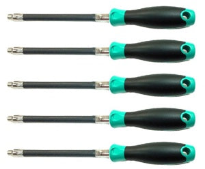 5 Pc. E-Torx Flex Driver Set