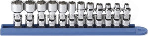 12 Piece 1/4 Flex 6 Point