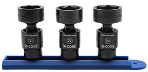 3 Pc 3/8" Dr XCORE Universal