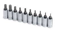10 Pc 1/4" Dr SAE Hex Bit - 1