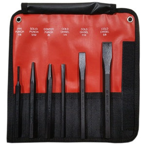 Mayhew 6 Piece Punch and Chisel Set