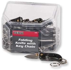 Folding Knife with Key Chain