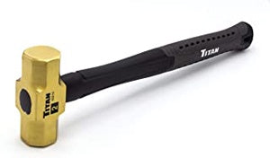 TITAN 2 LB. BRASS NON-SPARKING HAMMER