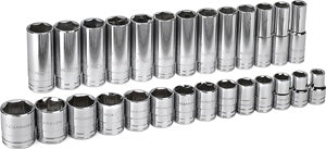 27 Piece 1/2" Drive SAE Master