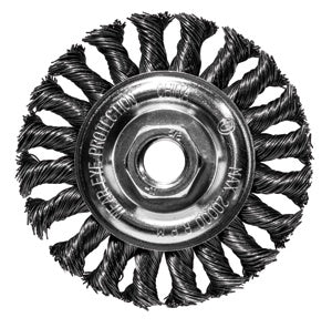 4" Knotted Wire Brush Wheel