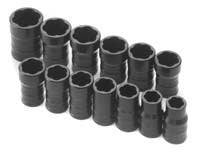 13PC 3/8" Drive Turbo Socket