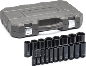 19 Pc. 1/2" Drive 6 Point SAE
