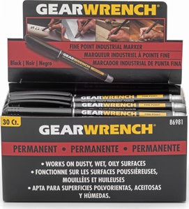 30 Pc. Fine Point Black Marker