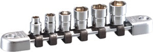 6 Piece 1/4" Drive Metric 6 Pt