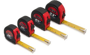 4 Piece Tape Measure Set