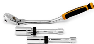 GearWrench 3 Pc. 3/8" Drive 90T Cshion Grp Rtchet Spark Plug Set
