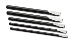 5 Piece Long Flat Chisel Set