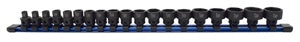 Astro Pneumatic 19pc 3/8" Drive Low Profile Nano Impact Socket 6-24mm - No Skips